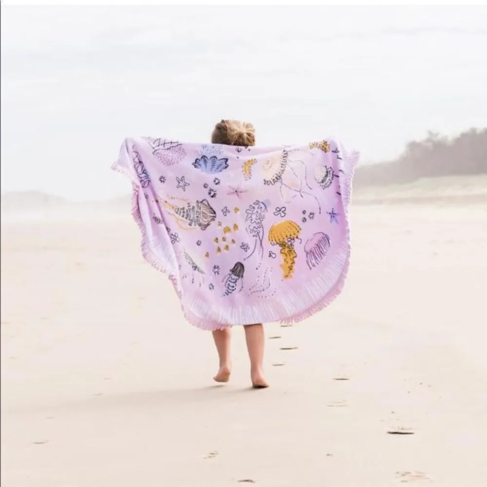 NWT Free People Sirene Petite Round Towel